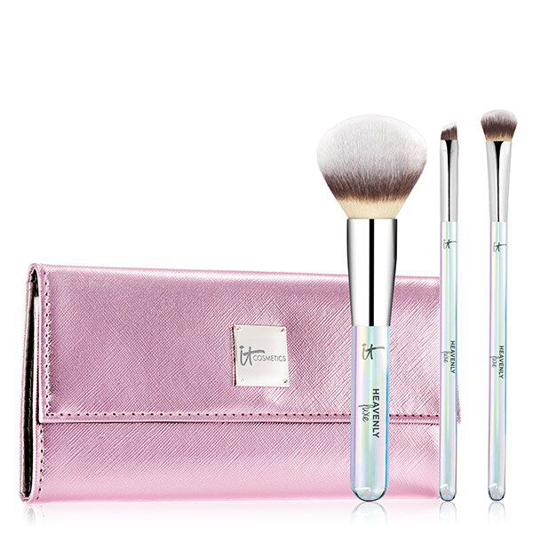 Heavenly Luxe Beautiful Basics 3 Piece Makeup Brush Set and Case IT